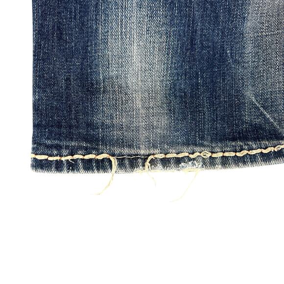 Vintage Y2K Rock Revival Penny Bootcut Jeans 28 | Rhinestone Distressed Denim - Picture 9 of 16